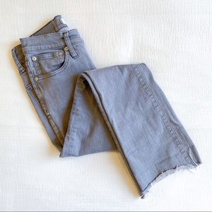 Madewell Cali Denim Boot Gray Denim Jeans